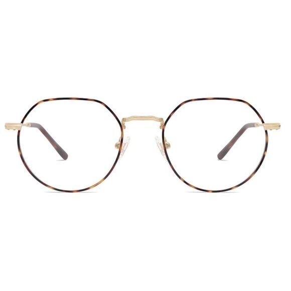 Round Polygon Frame clear glasses
